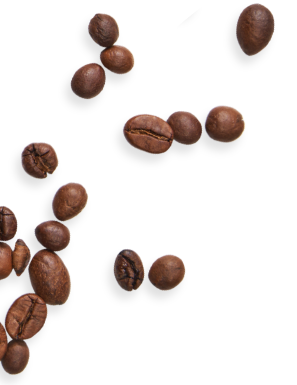 コーヒー豆の装飾